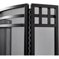 thumbnail image 2 of Modern Ember Mill Creek Black Mesh Fireplace Screen – 3-Panel Steel, 2 of 7