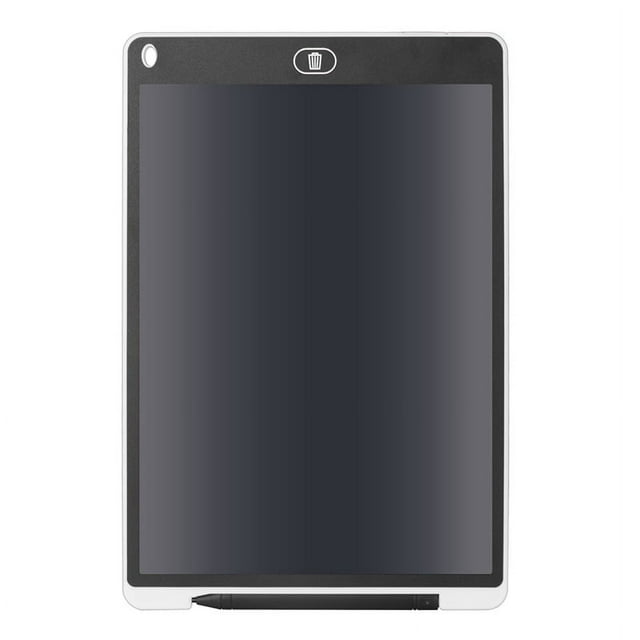 Tableta electrónica de escritura a mano de 12 pulgadas, borrable a mano, para pintar grafitis, LCD, color blanco