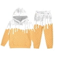 thumbnail image 7 of WOYY Girls Casual Sweatsuit Long Sleeve Hoodie Sweatshirt Pants 2-Piece Outfits, Sizes 1-13, 7 of 7
