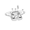 thumbnail image 4 of New Genuine Mopar Console Overhead Console OE 1DK78BD1AA, 4 of 10
