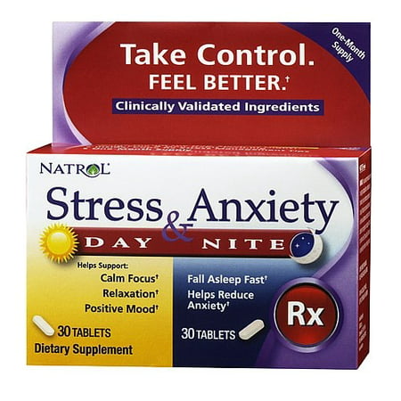 Natrol Comprimés de stress et l'anxiété, 60 Ct