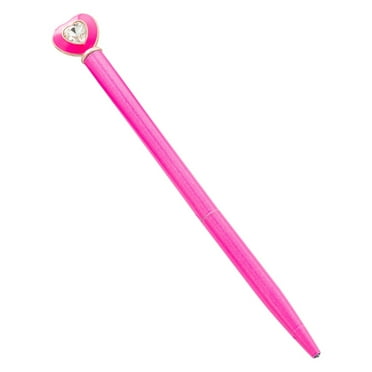 Clearance Pen under $1 Heart Shaped Diamond Pen: A Stylish and Elegant Writing Instrument With Sparkling Crystals Perfect As A Fashionable Desk Accessory Or A Thoughtful Gift for Her 3ml