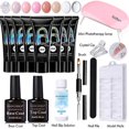 thumbnail image 1 of Kit de esmalte de uñas de gel con kit de inicio de luz U V Kit de gel de extensión de uñas rápido Kit de gel de uñas profesional fácil para LingWen 8390606258830, 1 of 1