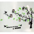 thumbnail image 2 of 3d Tree Wall Sticker Diy Home Photo Frame Wall Sticker Art Decor For Bedroom, Living Room (f Light Green Left, M: 150*210cm), 2 of 5