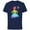 Navy, variant on Disney Princess Tiana Rainbow Make Your Dreams Happen- Short Sleeve Cotton T-Shirt for Adults - Customized-Black