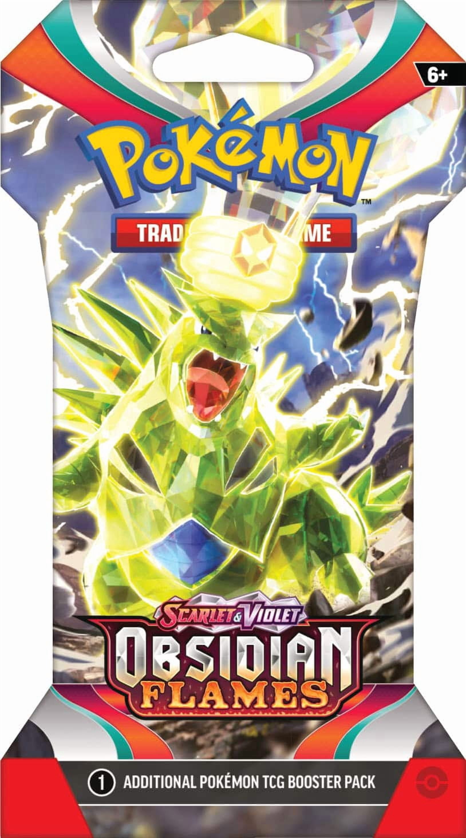 Pokemon Scarlet & Violet 3 Obsidian Flames Booster Pack Lot - 8 Packs