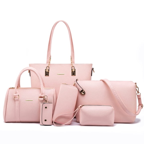 Set de 2 monederos de diseño para mujeres jóvenes, bolsos, 6 unidades