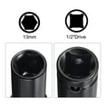 thumbnail image 3 of Unique Bargains Socket Accessory Set, 13mm Deep Socket 1/4' Hex Shank Impact Adapter with 1/2' Drive, 3 of 5