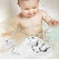 thumbnail image 4 of Universal Water Play Toys Set - Floating Seal Bath Toys for Kids Easy to Clean Stackable Rubber Figurines for Bathtub Adventures for Indoor and Outdoor Water Play, 4 of 6