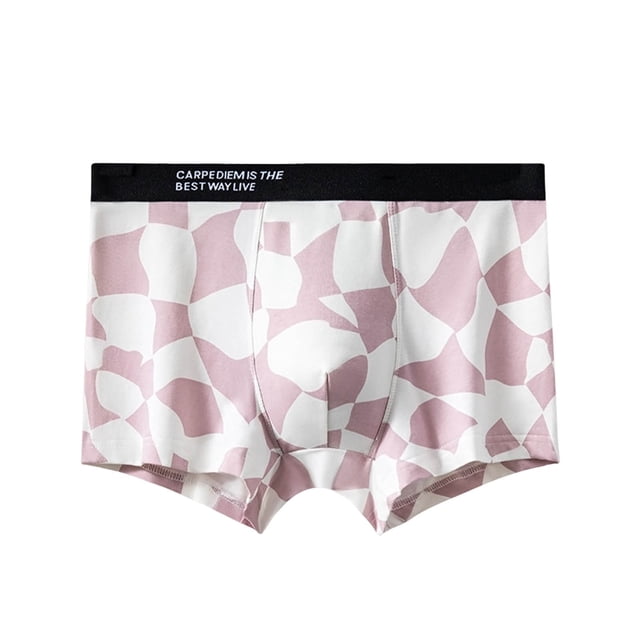 Mens Underwear Boxer Mens Digital Printing Breathable Close Fitting Comfortable Boxers