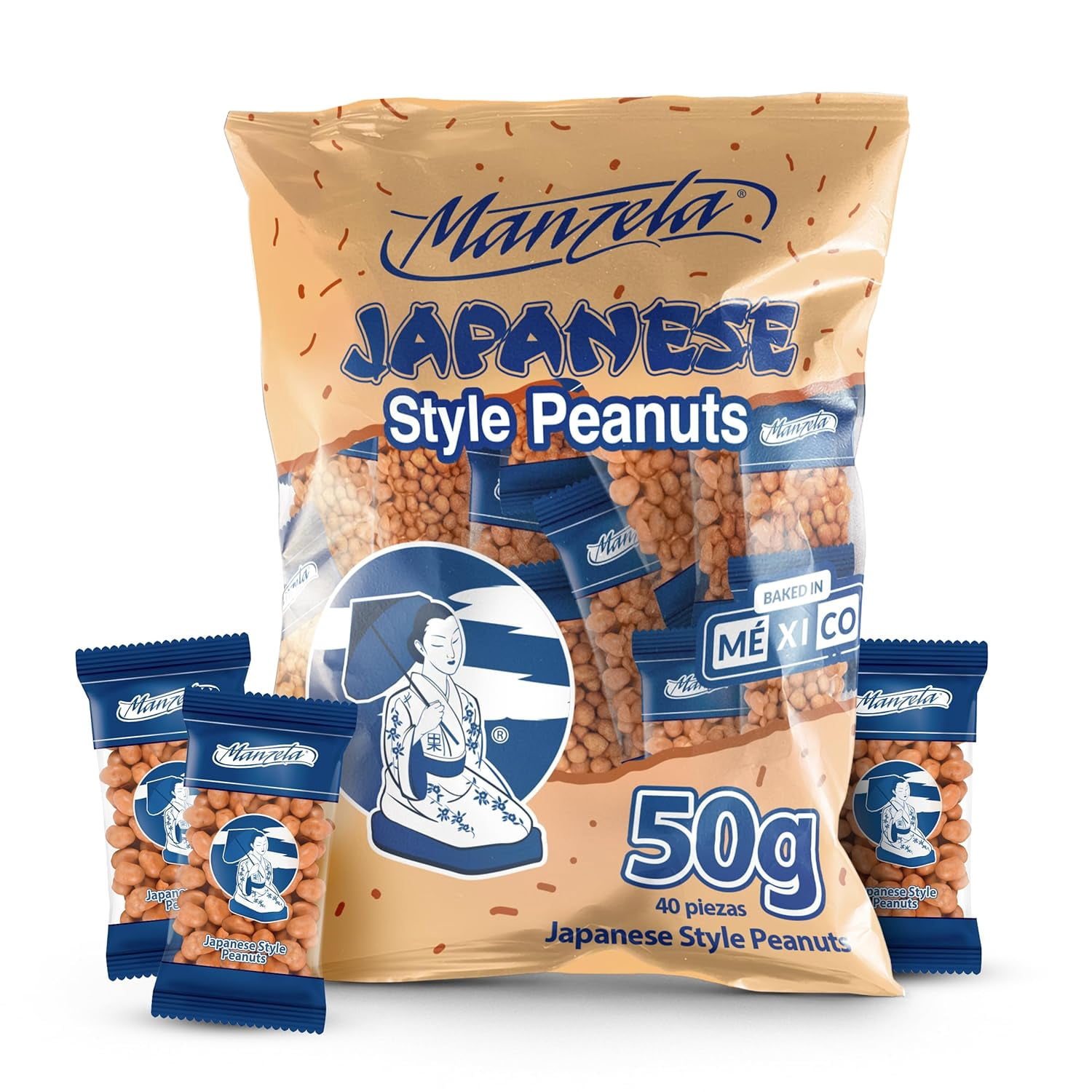Manzela Zip-Top Bag japanese style peanuts (900gr) 1 Bag - Walmart.com