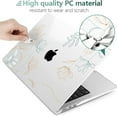 thumbnail image 3 of Funda para MacBook Air M3 M2 2024 2022, compatible con el modelo A3113 A2681, funda transparente para MacBook Air de 13,6 pulgadas, funda rígida para portátil, 3 of 4