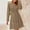 Khaki, variant on Women's V Neck Hollow Holed Embroidered Pleated Long Sleeved Dress Dress plus Super plus Size Dresses Maxi Wrap Dress with Slit Long Sleeved Formal Dresses for Women Womens Fall Dress Satin Dress plus