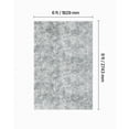 thumbnail image 3 of VEVOR Indoor Plush Area Rugs, 6 x 9 ft Soft Plush Carpet, Furry Shag Area Rugs for Living Room, Bedroom, Modern Home Decor Aesthetic Long-Pile Rug, Non-Shedding, Slip-Resistant, Tie-Dye Light Gray, 3 of 9