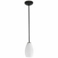 thumbnail image 3 of 28012-3R-ORB/WHST Access Lighting Champagne-One Light Glass Pendant with Rod-5 Inches Wide by 9 Inches Tall-Oil Rubbed Bronze Finish-White Stone Glass, 3 of 7