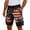 Black, variant on 4th of July Shorts Men Independence Day America Flag Print Patriotic Straight Leg Cargo Shorts with Pockets