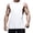 White, variant on Mens Tank Top Beach Summer Casual Fashion Sports Solid Vest Sleeveless Round-Neck Tank Top