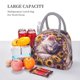 thumbnail image 5 of Fotbe Warm Sunflower Sleeping Cat Bolsa de Almuerzo con Estampado, Lonchera Aislada, Contenedor de Comida Reutilizable Tipo Cooler a Prueba de Fugas, 5 of 6