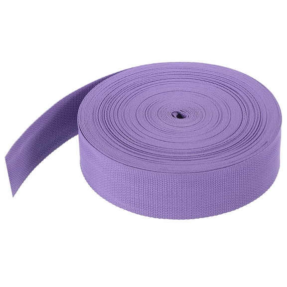 Lightweight Polypropylene Webbing Strap 2" 25 Yard Backpack Strapping Band Lavender Purple for Outdoor Luggage