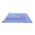 thumbnail image 2 of Ahgly Company Machine Washable Indoor Rectangle Abstract Blue Contemporary Area Rugs, 8' x 10', 2 of 4