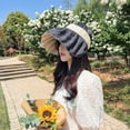 thumbnail image 6 of COCOpeaunt Portable Foldable Wide Large Brim Sun Hat Beach Hats for Women Empty Top Visors Cap Hair Accessories Dual-Use Headband Gorras, 6 of 6