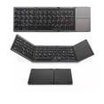 thumbnail image 2 of Unatoiry Clavier de Jeu Sans Fil ABS Pliable 140mAh Recharge USB 64 Touches Compatible Bluetooth 3.0 Accessoires de Clavier pour Téléphone Gris Foncé, 2 of 6