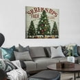 thumbnail image 3 of Nawypu Farm Fresh Christmas Trees Canvas Wall Art, , Design by Artist Jennifer Pugh, 3 of 4