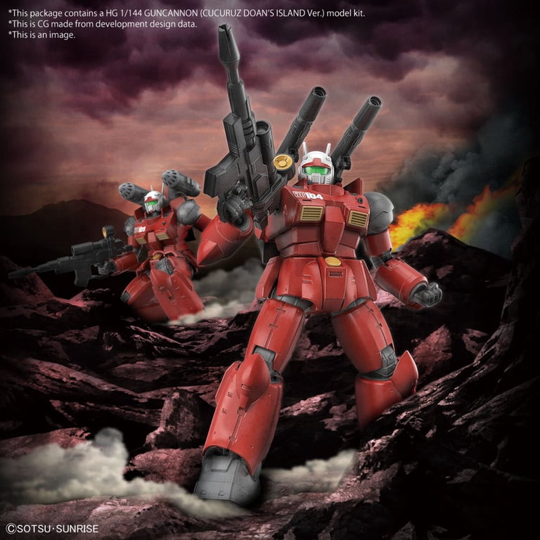 Gundam Cucuruz Doans Island Guncannon HG 1:144 Model Kit - Walmart.com