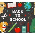 thumbnail image 3 of Yatrandify Adorable Dog Themed Back to School Banner Decorative Backdrop with School Supplies Elements Party Decoration Photography Props Classroom Decor Back to School Event Supplies, 3 of 7