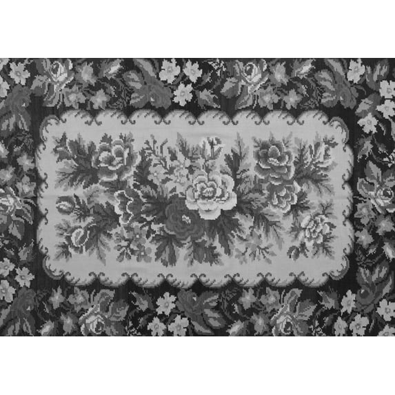 Ahgly Company Indoor Rectangle Persian Gray Traditional Area Rugs, 8' x 12'