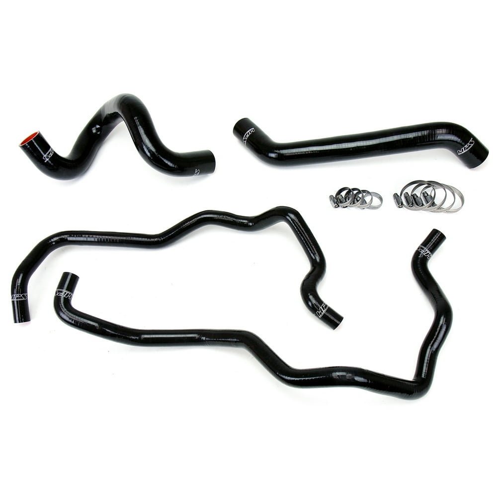 HPS Black Reinforced Silicone Radiator + Heater Hose Kit for Jeep 0711