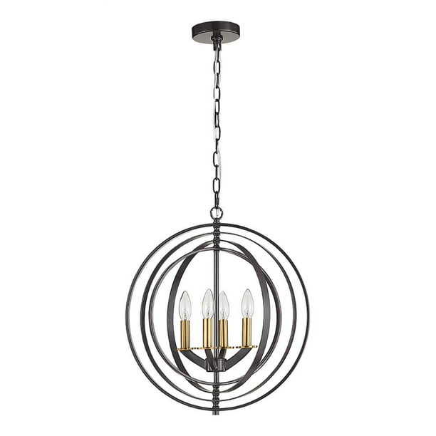Jayce 4 Light Ring Pattern Metal Orb, What Type Of Wire Is Used For Chandelier