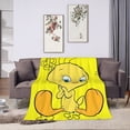 thumbnail image 3 of Tweety-Bird Blanket, Soft Flannel Throw Blanket Super Soft Lightweight Cozy Blankets Travel Throw Blanket Bedding And Sofa For All Season For Adults Kids Teens 60"X50", 3 of 9