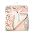 thumbnail image 6 of Modern Moments by Gerber Baby & Toddler Girl Super Soft Patchwork Blanket, Ivory Floral, 6 of 7