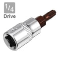 thumbnail image 3 of Unique Bargains 2Pcs 1/4-Inch Drive T20 Torx Bit Socket, S2 Steel, 3 of 4