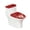 Deer and Snowflakes, variant on HELLHERO Colorful Patterns 2 Pack Toilet Top Cover Set Elastic Edge Polyester, Universal, Hotel Home