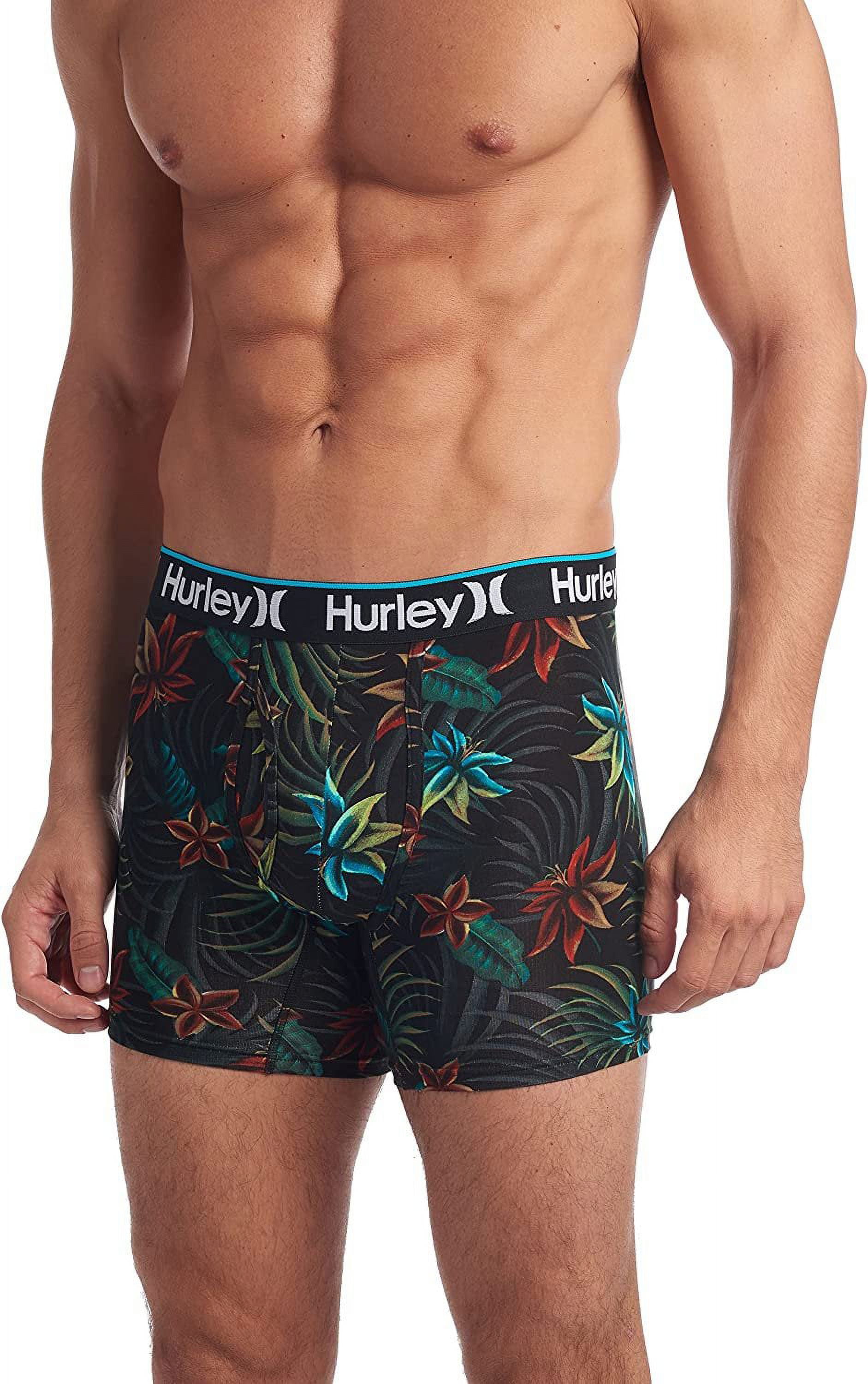  Hurley Boys' Classic Boxer Briefs (2-Pack), Black, S: Clothing,  Shoes & Jewelry