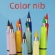 thumbnail image 1 of Punta de lápiz de color Lápiz ortopédico duradero, irrompible y sin afilar Lápices Post-it de colores para estudiantes de primaria, 1 of 3