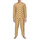 thumbnail image 3 of Fotbe Submarine Sub Sandwich Pijama de Hombre con Estampado de Manga Larga, Conjunto de 2 Piezas, Ropa de Dormir Suave y Cómoda con Bolsillos-XX-Large, 3 of 7