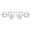 TINGN Initial Stud Earrings for Girl925 Sterling Silver Initial Stud Earrings