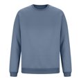 thumbnail image 3 of Awdenio Men's Sweatshirts Soft Long Sleeve Crewneck Sweatshirt Lightweigt Fleece Sweat Shirt Breathable Pullover Sweater, 3 of 7