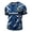 Royal Blue #18, variant on Soccer Jersey for Men Short Sleeve Crew Neck Fashion Loose Fit Tshirt Graffiti Print Vocation Tee Spain Brazil Argentina France Germany Portugal Royal Blue 3XL