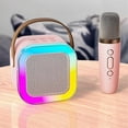 thumbnail image 3 of K12 Microphone Sound All-In-One Wireless Microphone Bluetooth Sound Home Universal Singing Family KTV Microphone,B, 3 of 5