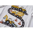 thumbnail image 3 of Little Boys Pajamas for Toddler Clothes Set Truck Sleepwear Long Sleeve 100% Cotton 2 Piece Kids Pjs(Truck-121 3T), 3 of 7