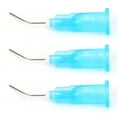 thumbnail image 1 of Pre Bent Dispensing Needle, Portable Disposable Precise  Irrigation Needle Tips 100pcs Blue  For Resin Filling, 1 of 8