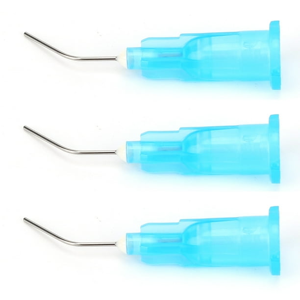 Agujas De Dispensación Dentales, 100 Piezas Desechables