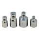 thumbnail image 2 of Juego de 4 adaptadores de vasos de impacto de acero, resistentes al desgaste, prácticos y profesionales, herramientas de reparación de trinquete., 2 of 8