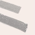 thumbnail image 6 of HXWCHs Elegant Handmade Metallic Sequin Aluminum Mesh Scarf Tie for Women Stylish Versatile Fashion AccessoryOne Size Silver, 6 of 6