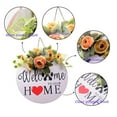 thumbnail image 5 of Welcome Sign - Round Welcome Sign for Front Door, Welcome Wreath Sign Hanging Farmhouse Door Sign for Front Door Porch Decor for Home Decoration, 5 of 6