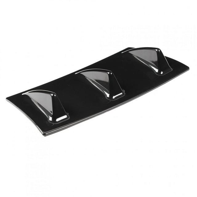 Bumper Chassis Lip,, Uv-protected Weatherproof Black Rear Bumper Diffuser, Durable For Vehical